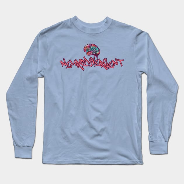 Neurodivergent brain Long Sleeve T-Shirt by LondonAutisticsStandingTogether